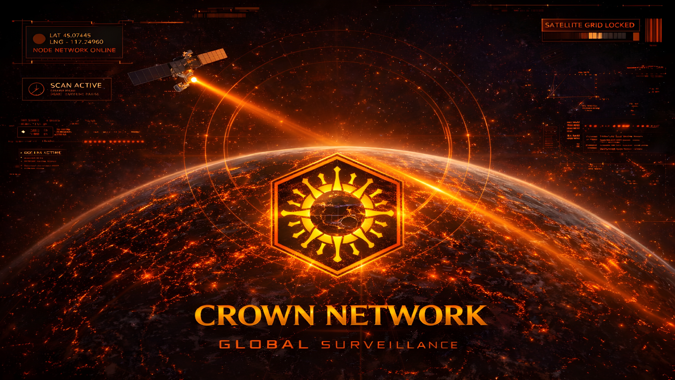 Broken Crown satellite surveillance artwork preview